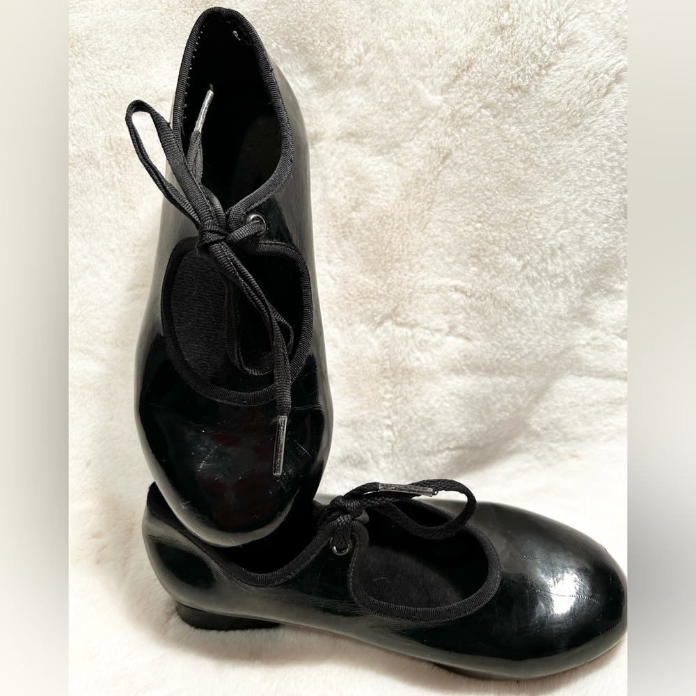 GIRLS TODDLER SIZE 13.5W Black BLOCH Tap Dance Shoes